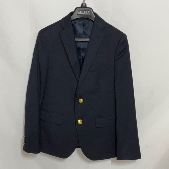 Ralph Lauren Kids Navy Blazer with Gold Buttons - Picture 6 of 6